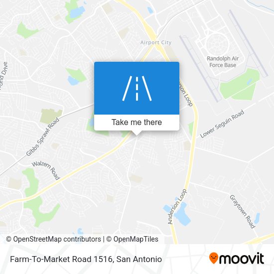 Farm-To-Market Road 1516 map