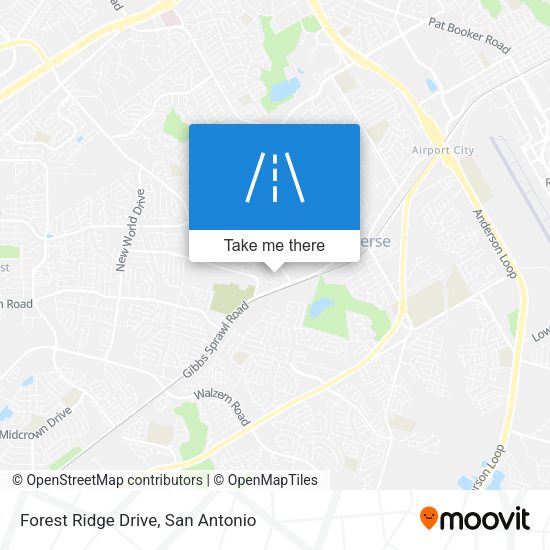 Forest Ridge Drive map