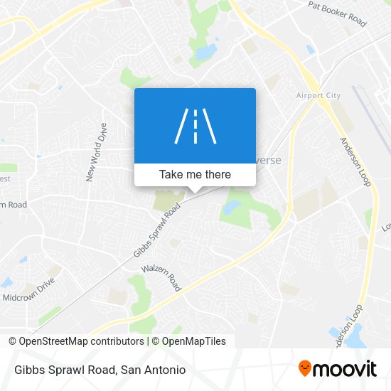 Mapa de Gibbs Sprawl Road