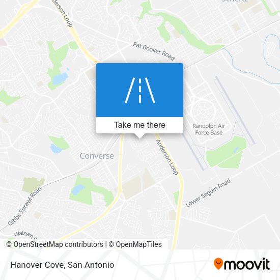 Mapa de Hanover Cove