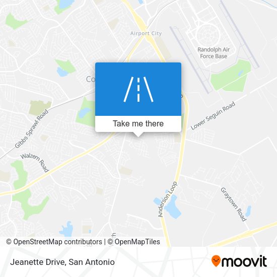 Jeanette Drive map