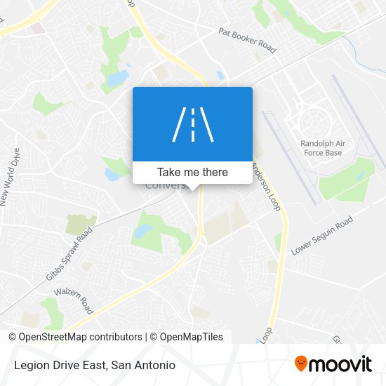 Legion Drive East map