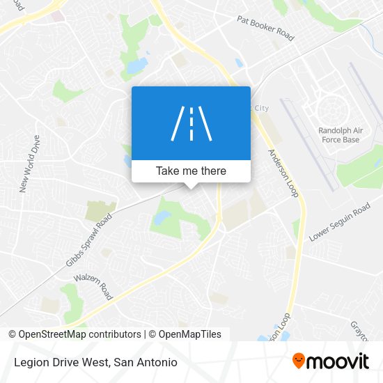 Mapa de Legion Drive West