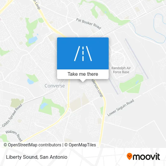 Liberty Sound map