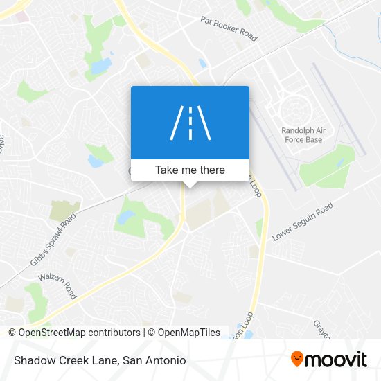 Shadow Creek Lane map