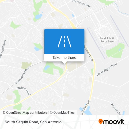 South Seguin Road map
