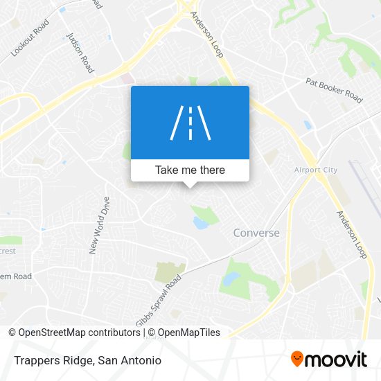 Mapa de Trappers Ridge