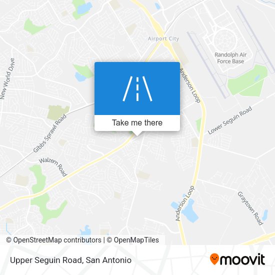 Upper Seguin Road map
