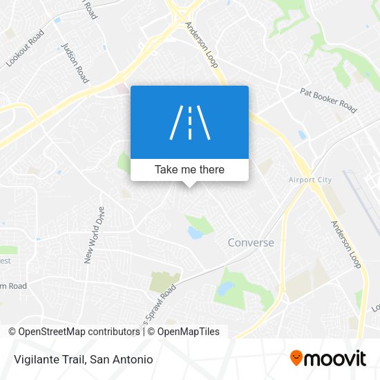 Vigilante Trail map