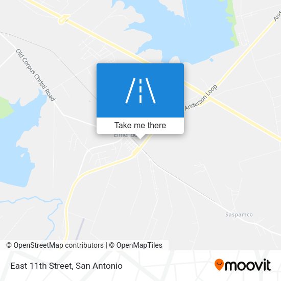 East 11th Street map