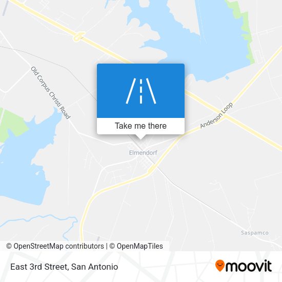 East 3rd Street map
