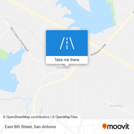East 8th Street map
