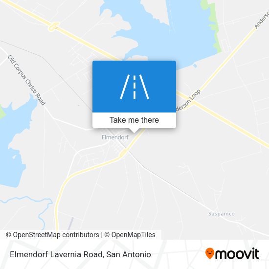 Mapa de Elmendorf Lavernia Road