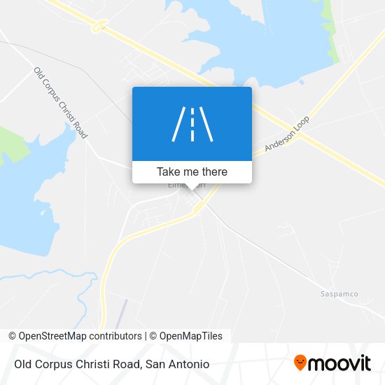 Old Corpus Christi Road map