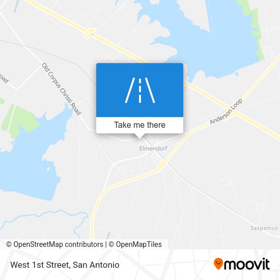 Mapa de West 1st Street