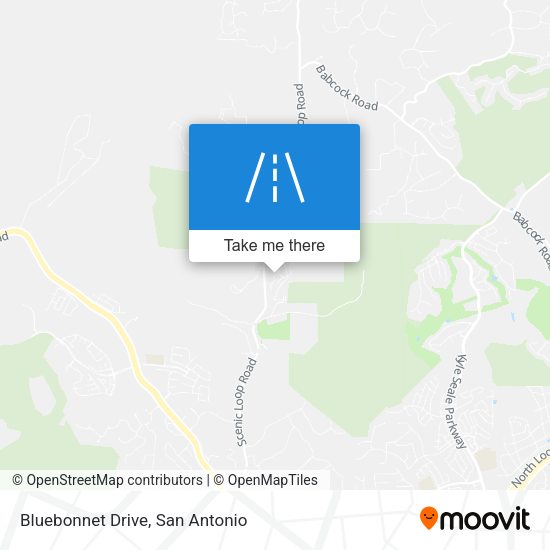 Mapa de Bluebonnet Drive