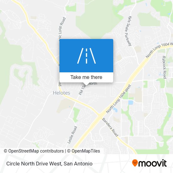 Mapa de Circle North Drive West