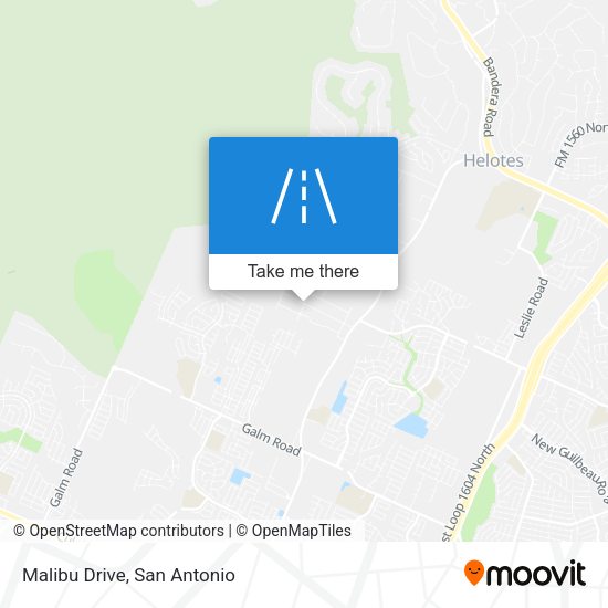 Mapa de Malibu Drive