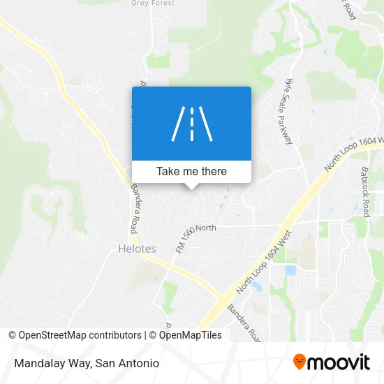 Mandalay Way map