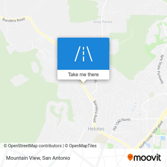 Mapa de Mountain View
