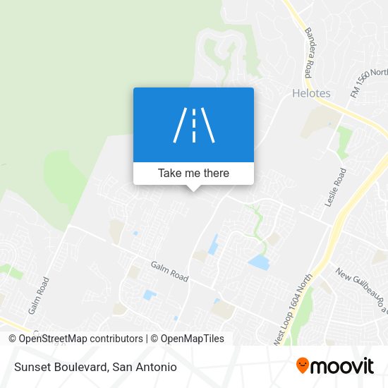 Mapa de Sunset Boulevard