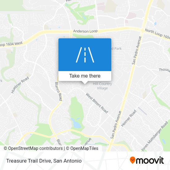 Treasure Trail Drive map