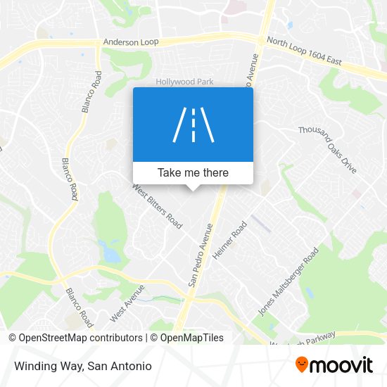 Mapa de Winding Way