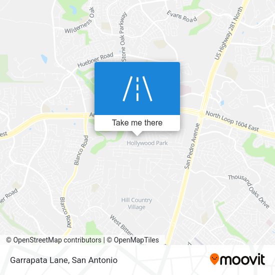Mapa de Garrapata Lane
