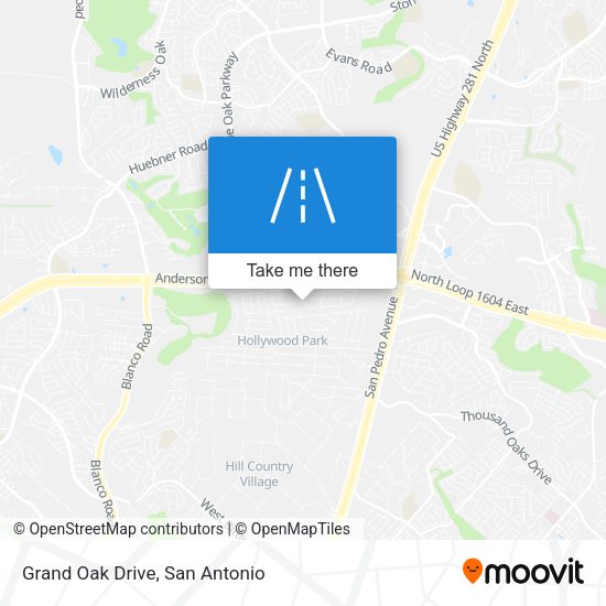 Grand Oak Drive map