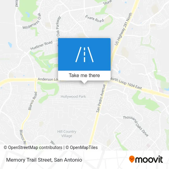 Memory Trail Street map