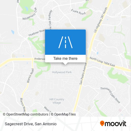 Sagecrest Drive map