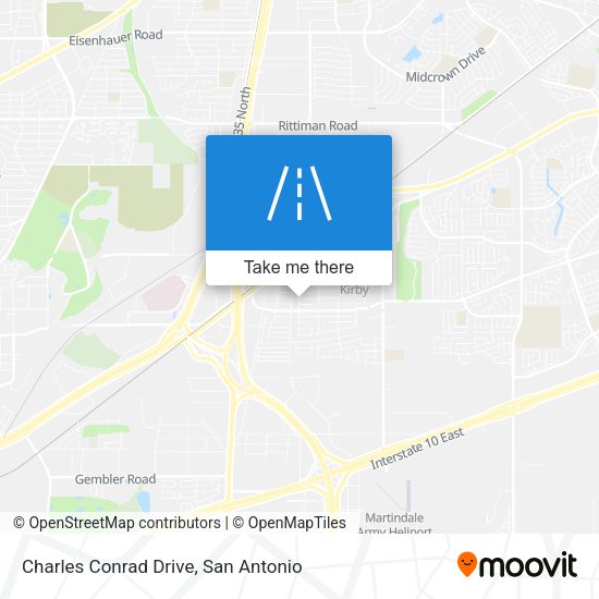 Mapa de Charles Conrad Drive