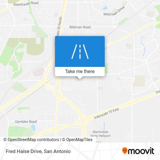Mapa de Fred Haise Drive