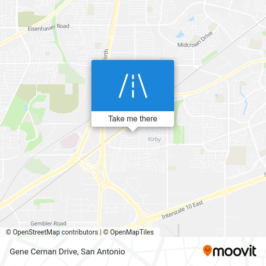 Gene Cernan Drive map