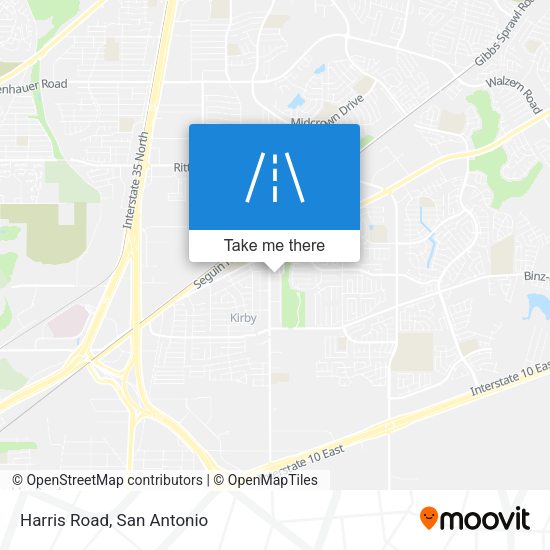 Mapa de Harris Road