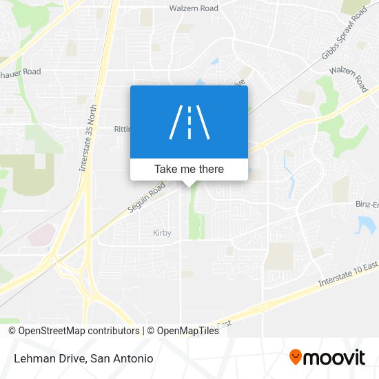 Mapa de Lehman Drive