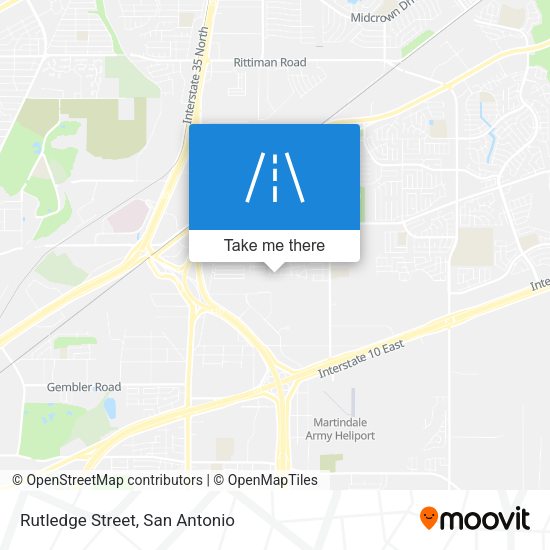 Rutledge Street map