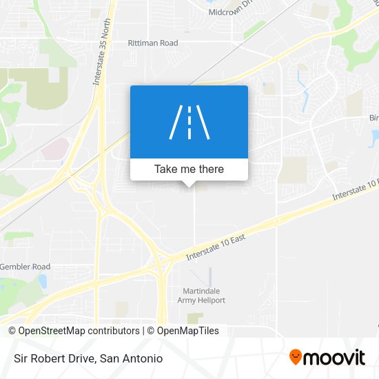 Sir Robert Drive map