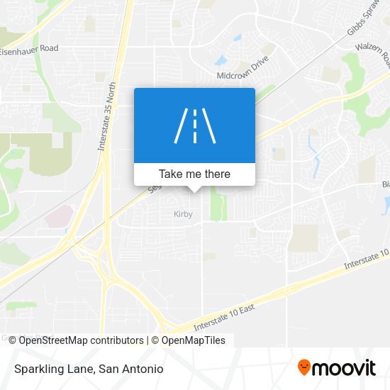 Mapa de Sparkling Lane