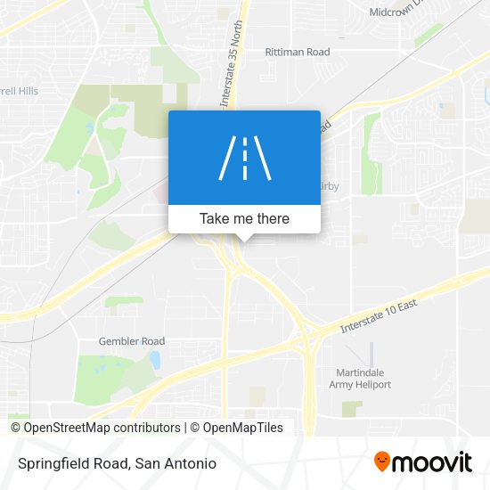 Mapa de Springfield Road
