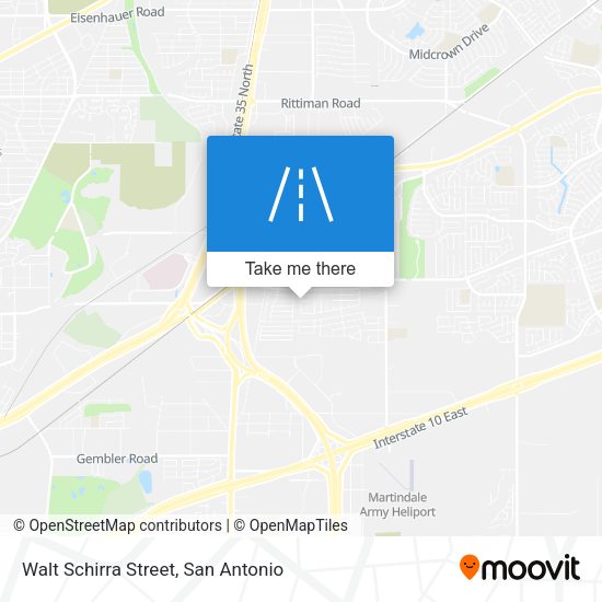 Walt Schirra Street map