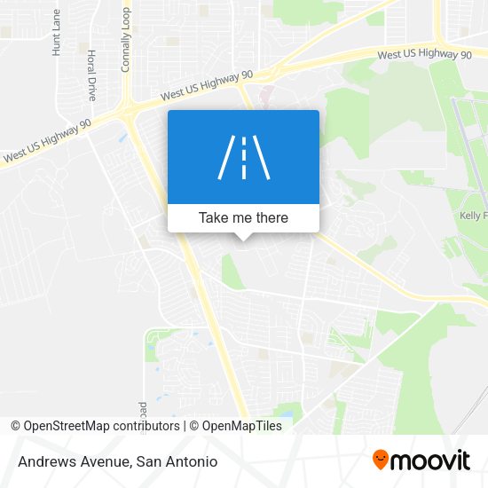 Andrews Avenue map
