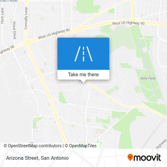 Arizona Street map