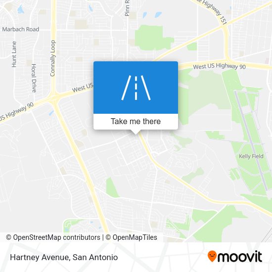 Hartney Avenue map