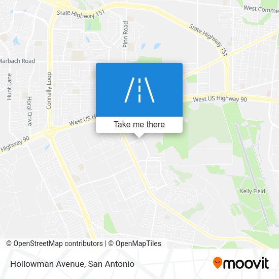 Hollowman Avenue map