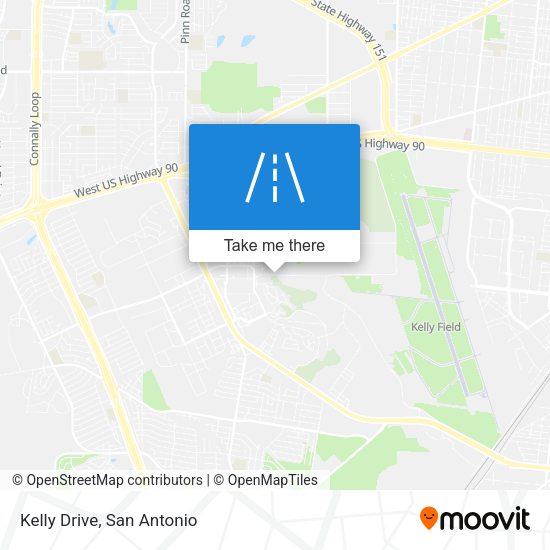 Kelly Drive map