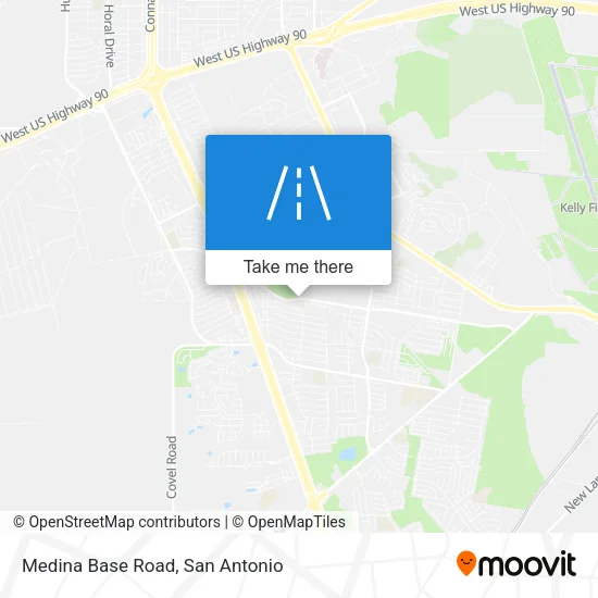 Medina Base Road map