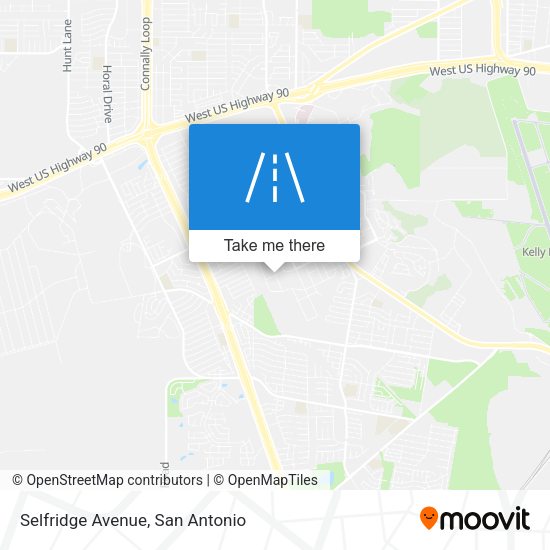 Mapa de Selfridge Avenue