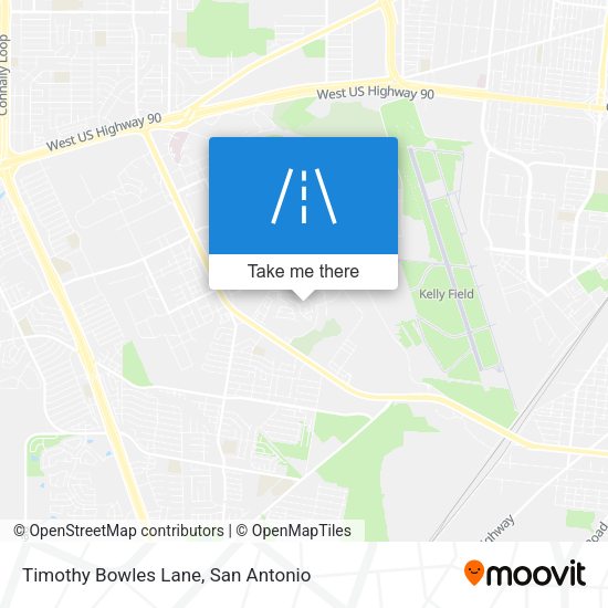 Timothy Bowles Lane map