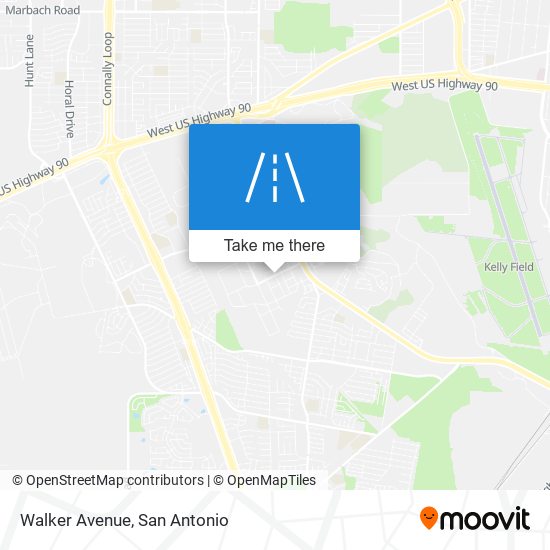 Mapa de Walker Avenue